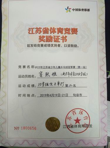 调整大小 2019.4窦熙雅10岁组女子单打第2名.jpg