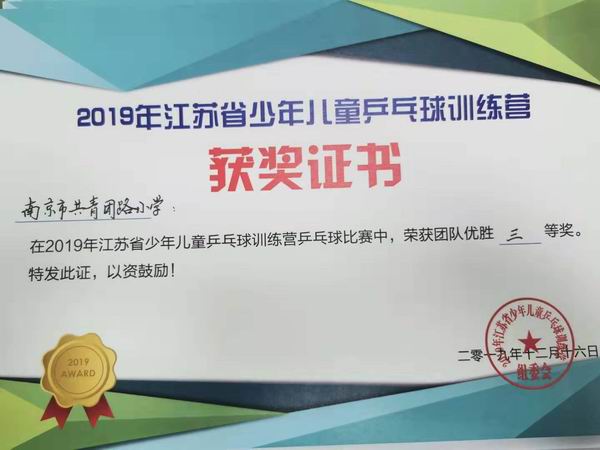 调整大小 2019年少年儿童乒乓球训练营比赛团队优胜三等奖.jpg