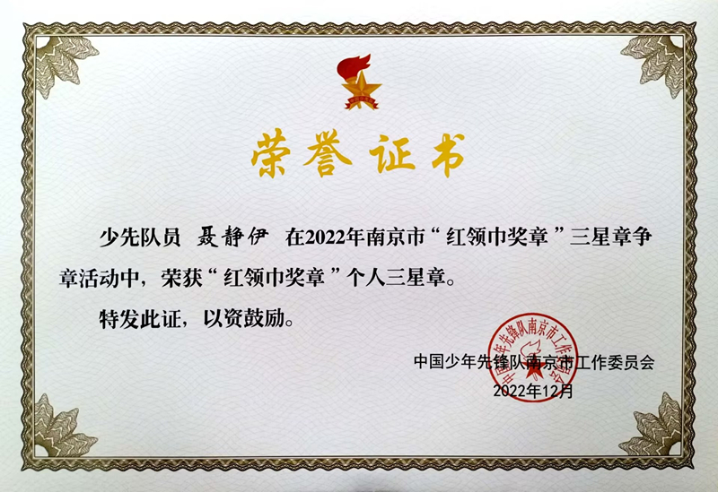 2022.12聂静伊荣获“红领巾奖章”个人三星章.jpg