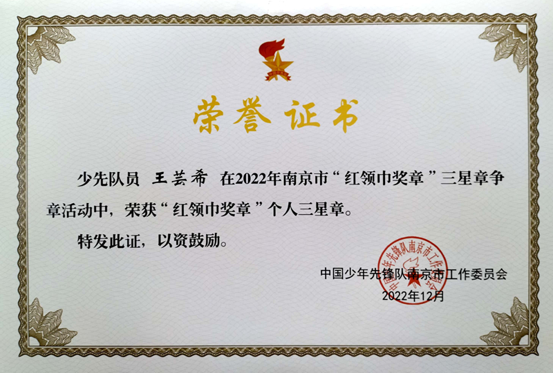 2022.12王芸希荣获“红领巾奖章”个人三星章.jpg