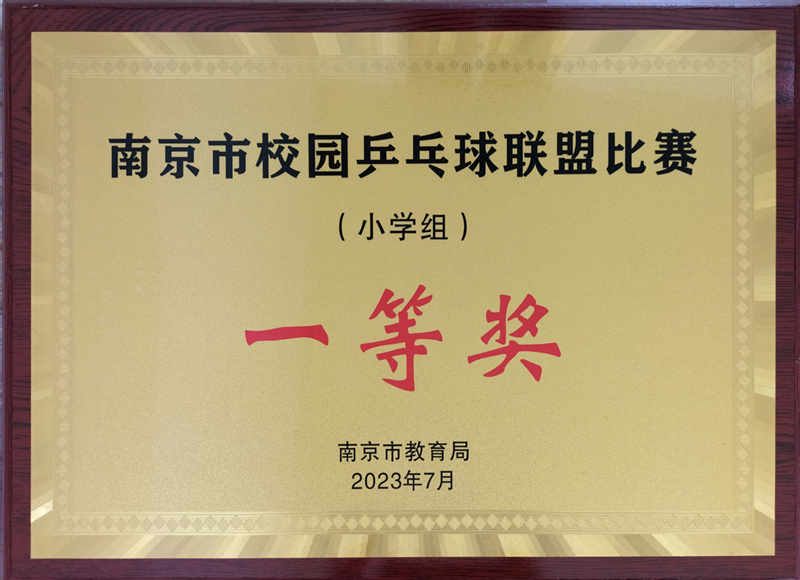 2023.7南京市校园乒乓球联盟比赛（小学组）一等奖.jpg
